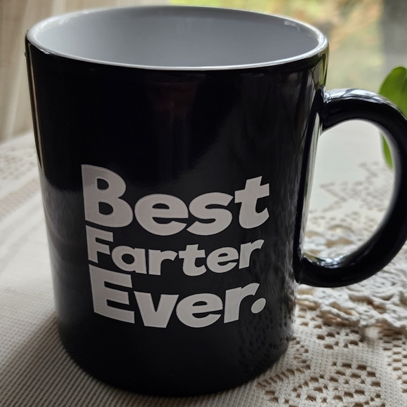 Other - Black Ceramic Mug Color Changing Best Farter Ever